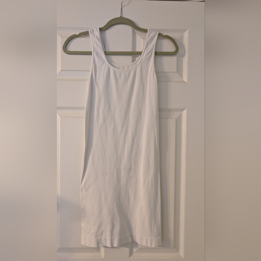 Tees by Tina High Low White Two Layer Dress - Picture 4 of 7